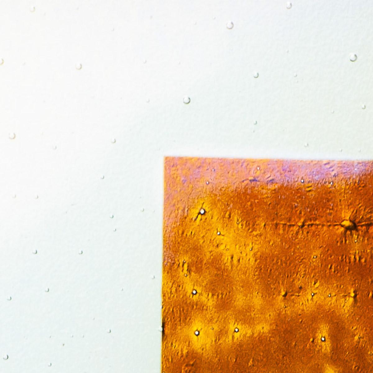 Alchemy Clear Silver to Bronze Transparent, Double-rolled, Iridescent, rainbow, 3 mm, Fusible