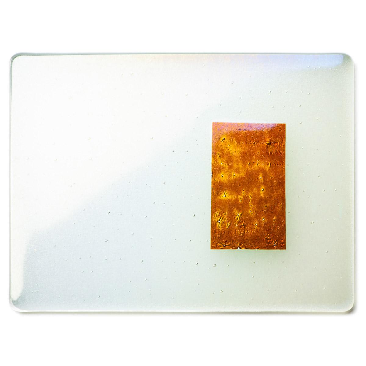 Alchemy Clear Silver to Bronze Transparent, Thin-rolled, Iridescent, rainbow, 2 mm, Fusible