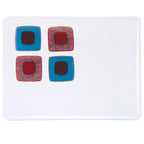 Red Reactive Clear Transparent, Thin-rolled, 2 mm, Fusible