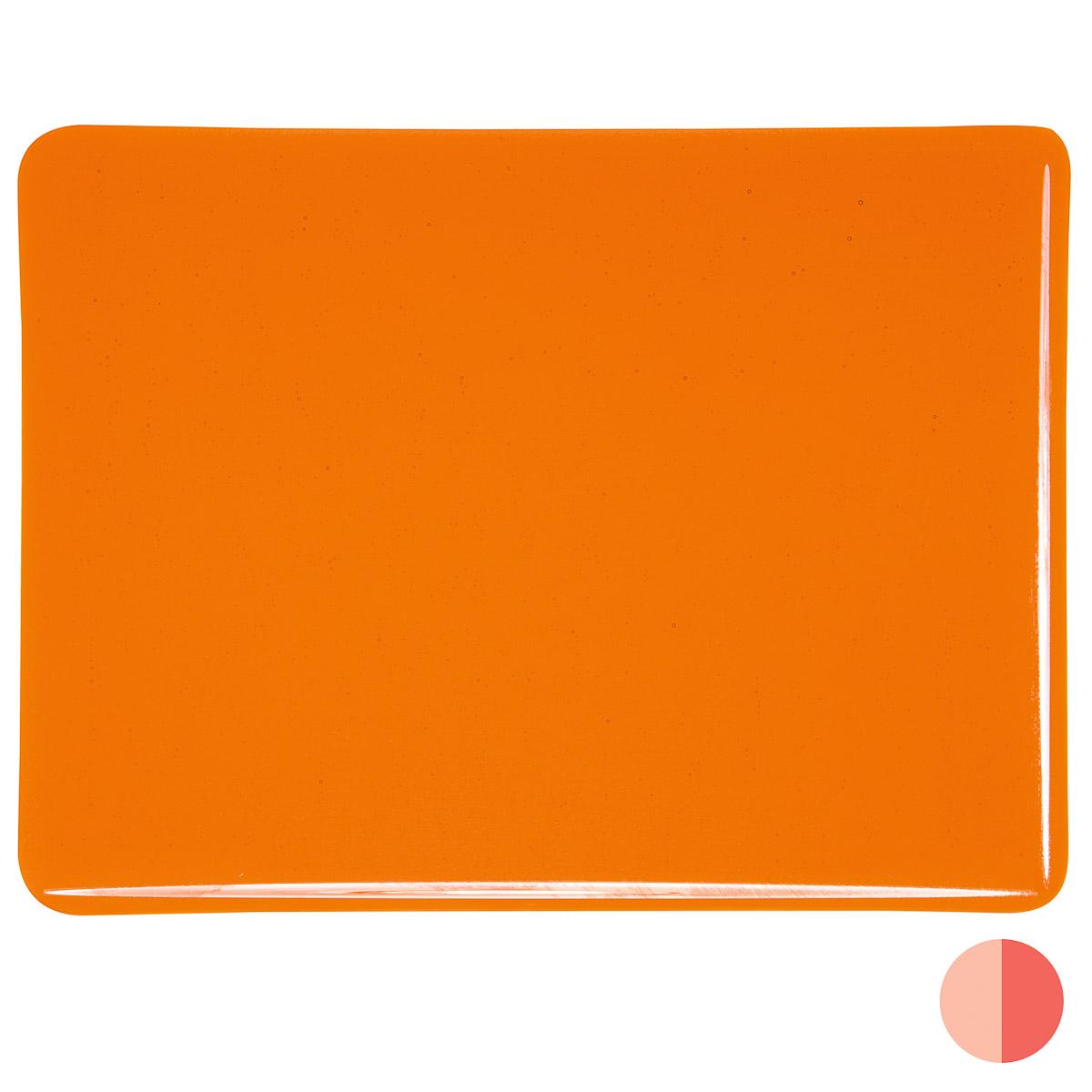 Light Orange Striker Transparent, Double-rolled, 3 mm, Fusible