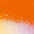 Light Orange Striker Transparent, Thin-rolled, Iridescent, rainbow, 2 mm, Fusible