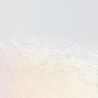 Clear Transparent, Double-rolled, Iridescent, rainbow, 3 mm, Color Sample, 2 x 2 in.