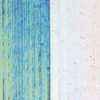 Clear Transparent, Accordion Texture, Iridescent, rainbow, 3 mm, Color Sample, 2 x 2 in.