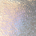 Clear Transparent, Granite Texture, Iridescent, rainbow, 3 mm, Color Sample, 2 x 2 in.