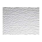 Clear Transparent, Ripple, 3 mm, Fusible