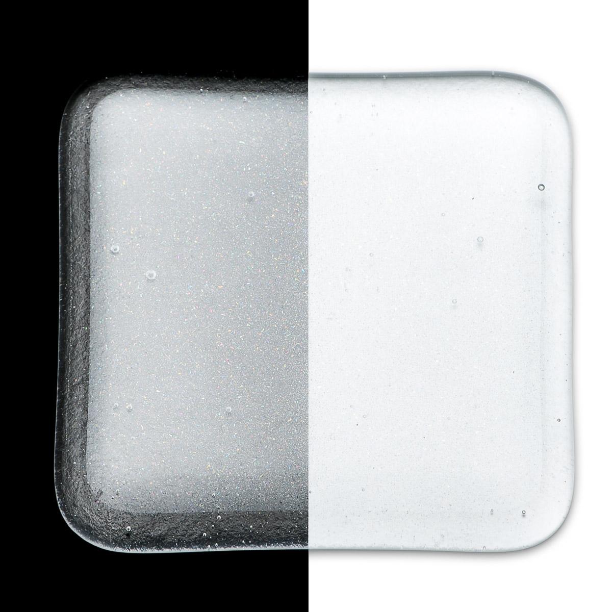 Clear Transparent, Iridescent, Rainbow, Powder Frit, Fusible