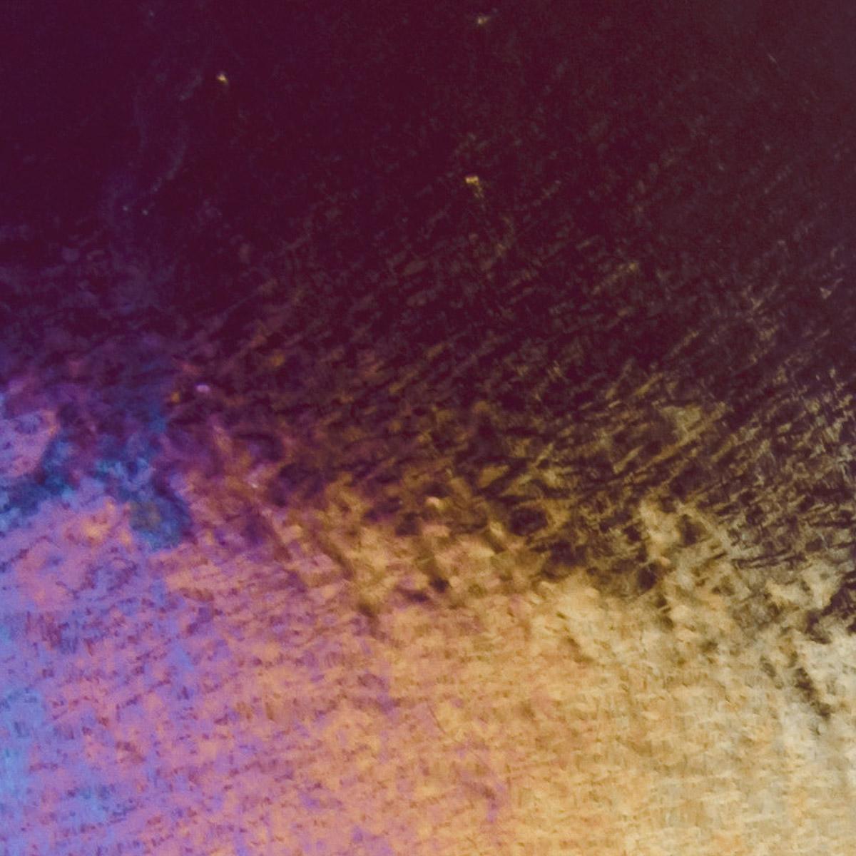 Deep Plum Transparent, Double-rolled, Iridescent, rainbow, 3 mm, Color Sample, 2x2 in.