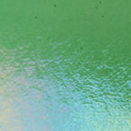 Light Green Transparent, Double-rolled, Iridescent, rainbow, 3 mm, Fusible