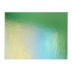 Light Green Transparent, Double-rolled, Iridescent, rainbow, 3 mm, Fusible