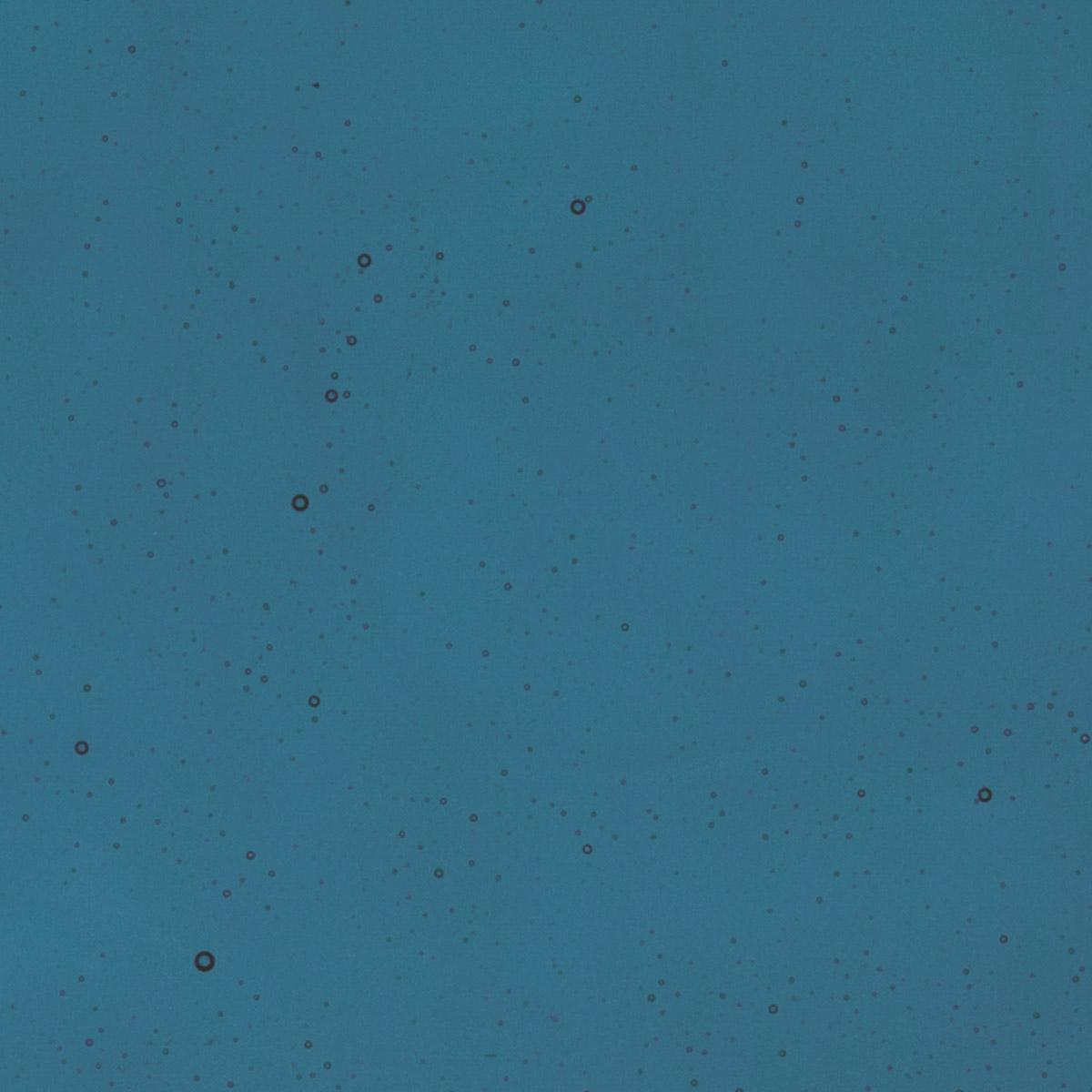 Aquamarine Blue Transparent, Thin-rolled, 2 mm, Color Sample, 2x2 in.