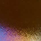Dark Rose Brown Transparent, Thin-rolled, Iridescent, rainbow, 2 mm, Color Sample, 2x2 in.