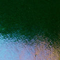 Aventurine Green Transparent, Double-rolled, Iridescent, rainbow, 3 mm, Color Sample, 2x2 in.