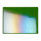 Aventurine Green Transparent, Thin-rolled, Iridescent, rainbow, 2 mm, Fusible