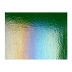 Aventurine Green Transparent, Thin-rolled, Iridescent, rainbow, 2 mm, Fusible