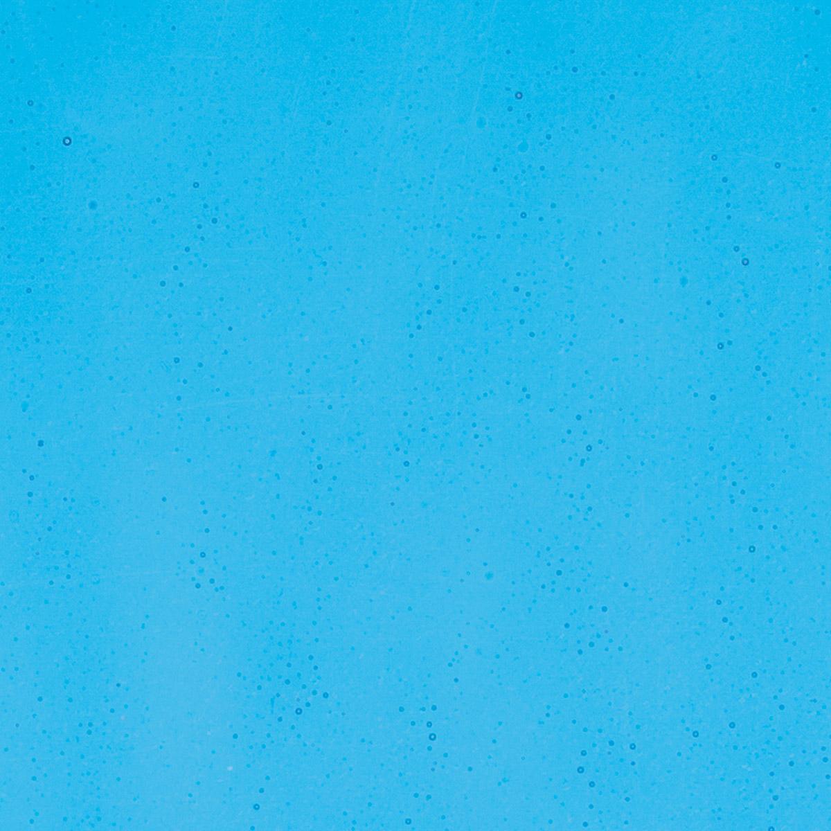 Turquoise Blue Transparent, Double-rolled, 3 mm, Color Sample, 2x2 in.