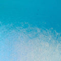 Turquoise Blue Transparent, Double-rolled, Iridescent, rainbow, 3 mm, Fusible