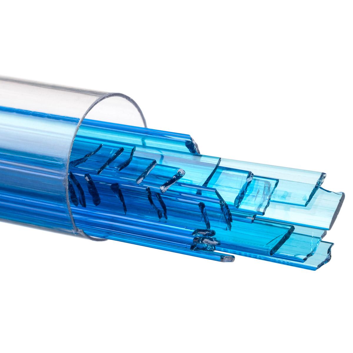 Turquoise Blue Transparent, Ribbon, 1 mm, Fusible