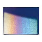 Midnight Blue Transparent, Double-rolled, Iridescent, rainbow, 3 mm, Fusible