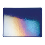 Midnight Blue Transparent, Thin-rolled, Iridescent, rainbow, 2 mm, Fusible