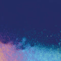 Midnight Blue Transparent, Thin-rolled, Iridescent, rainbow, 2 mm, Color Sample, 2x2 in.