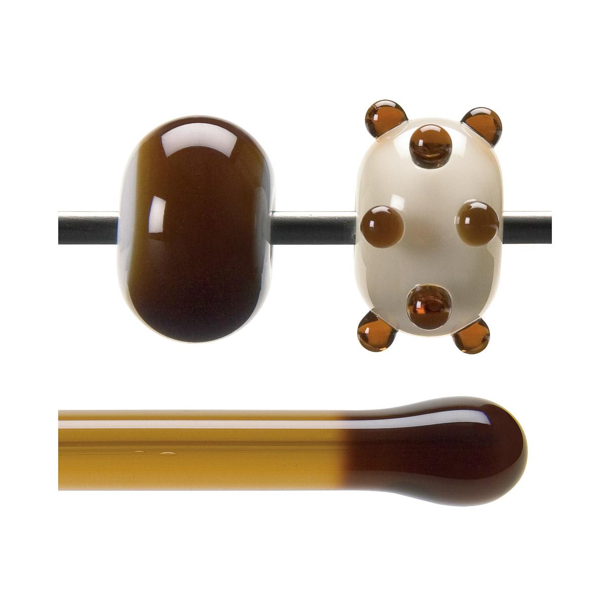 Sienna Transparent, Rod, 5 mm, Fusible