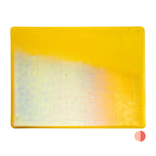 Yellow Transparent, Double-rolled, Iridescent, rainbow, 3 mm, Fusible