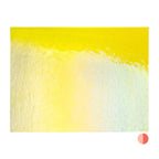 Yellow Transparent, Double-rolled, Iridescent, rainbow, 3 mm, Fusible