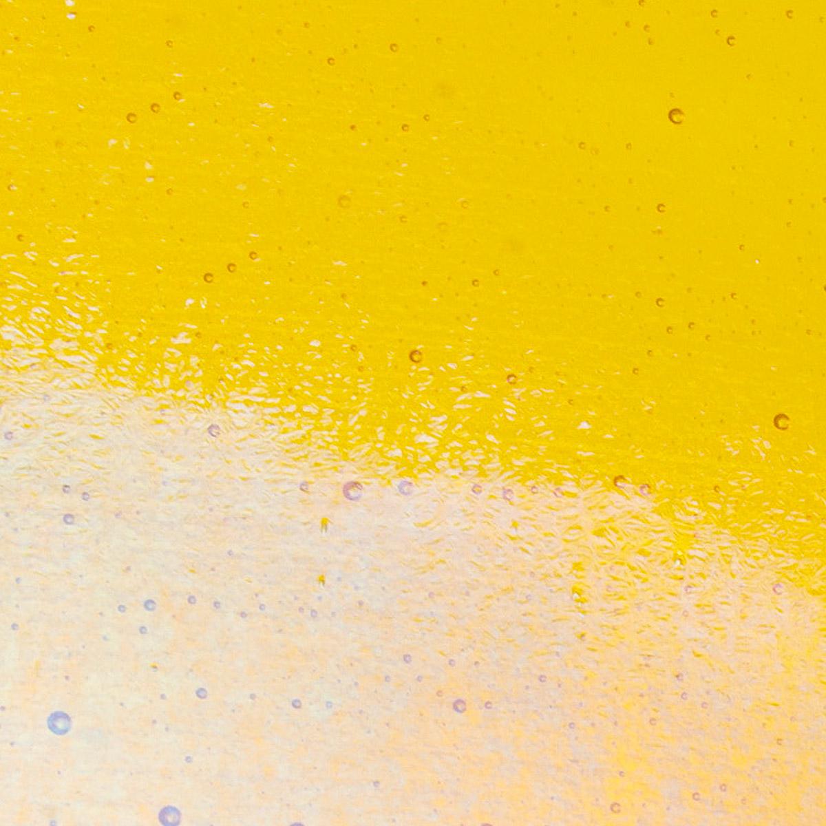 Yellow Transparent, Thin-rolled, Iridescent, rainbow, 2 mm, Fusible