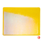 Yellow Transparent, Thin-rolled, Iridescent, rainbow, 2 mm, Fusible