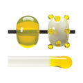 Yellow Transparent, Rod, 5 mm, Fusible