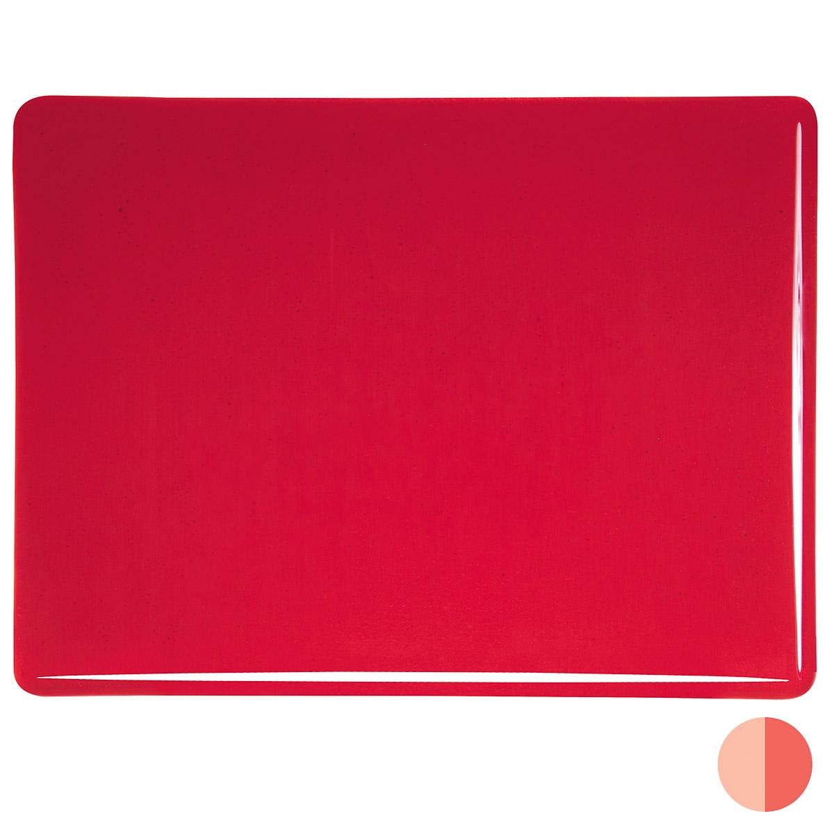 Red Transparent, Thin-rolled, 2 mm, Fusible