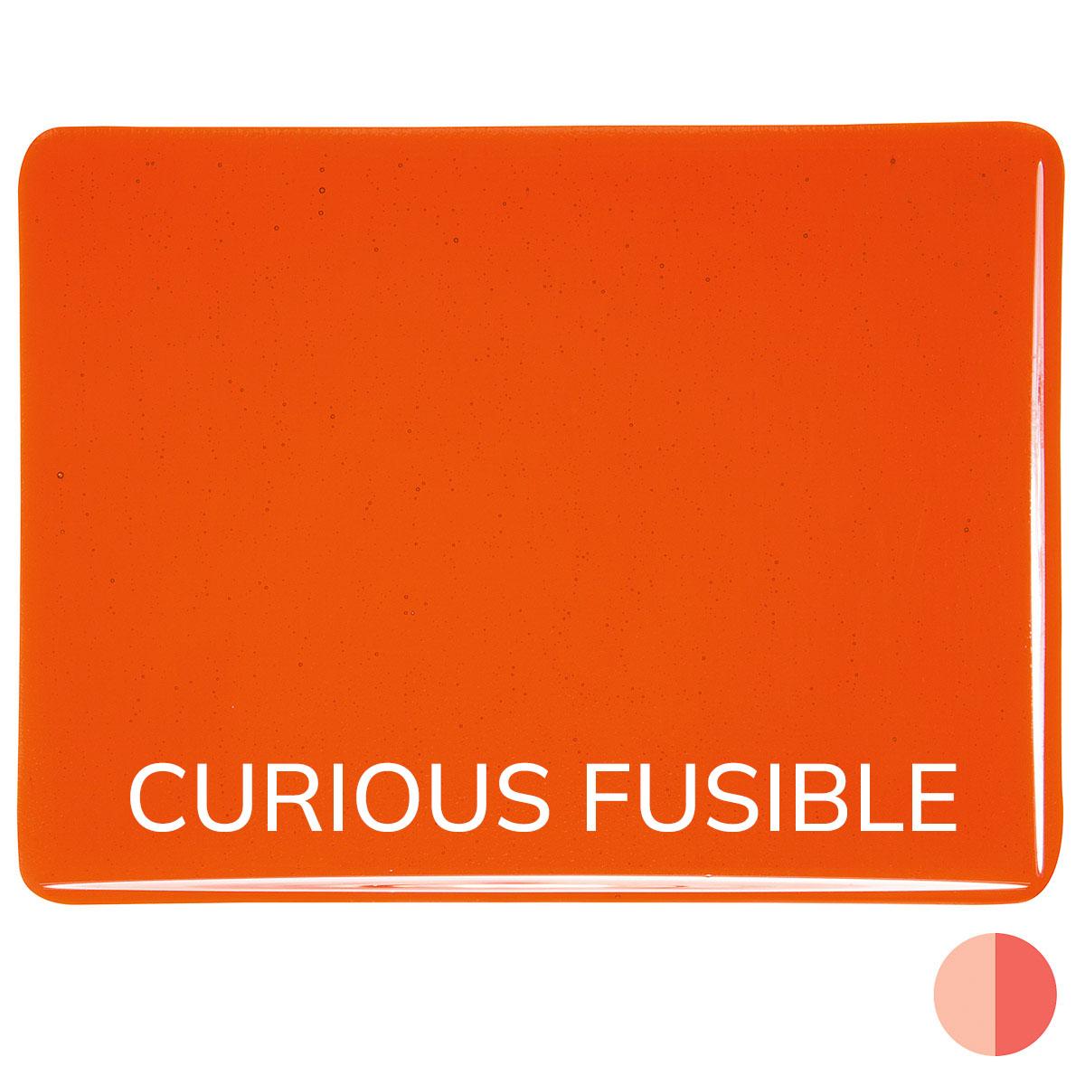 Orange Transparent, Double-rolled, 3 mm, Curious Fusible