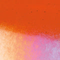 Orange Transparent, Double-rolled, Iridescent, rainbow, 3 mm, Fusible