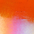 Orange Transparent, Thin-rolled, Iridescent, rainbow, 2 mm, Color Sample, 2x2 in.