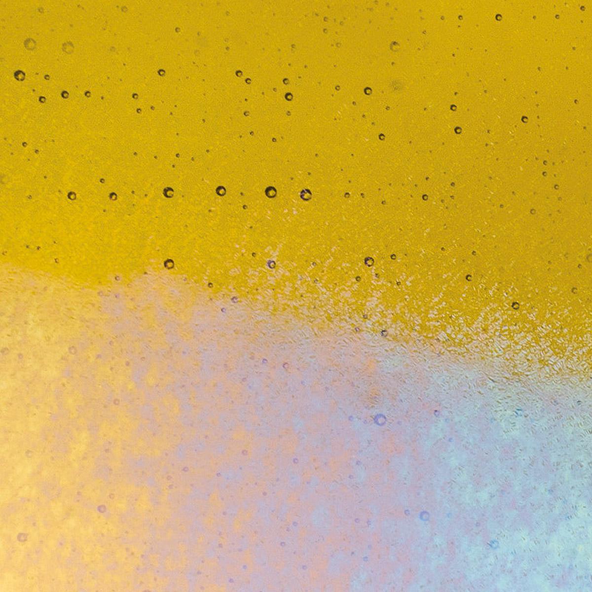 Chartreuse Transparent, Double-rolled, Iridescent, rainbow, 3 mm, Fusible