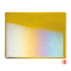 Chartreuse Transparent, Double-rolled, Iridescent, rainbow, 3 mm, Fusible