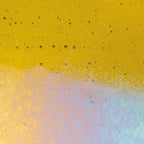 Chartreuse Transparent, Double-rolled, Iridescent, rainbow, 3 mm, Color Sample, 2x2 in.