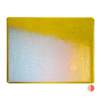 Chartreuse Transparent, Thin-rolled, Iridescent, rainbow, 2 mm, Fusible