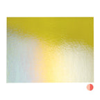 Chartreuse Transparent, Thin-rolled, Iridescent, rainbow, 2 mm, Fusible