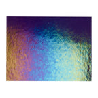 Deep Royal Purple Transparent, Double-rolled, Iridescent, rainbow, 3 mm, Fusible