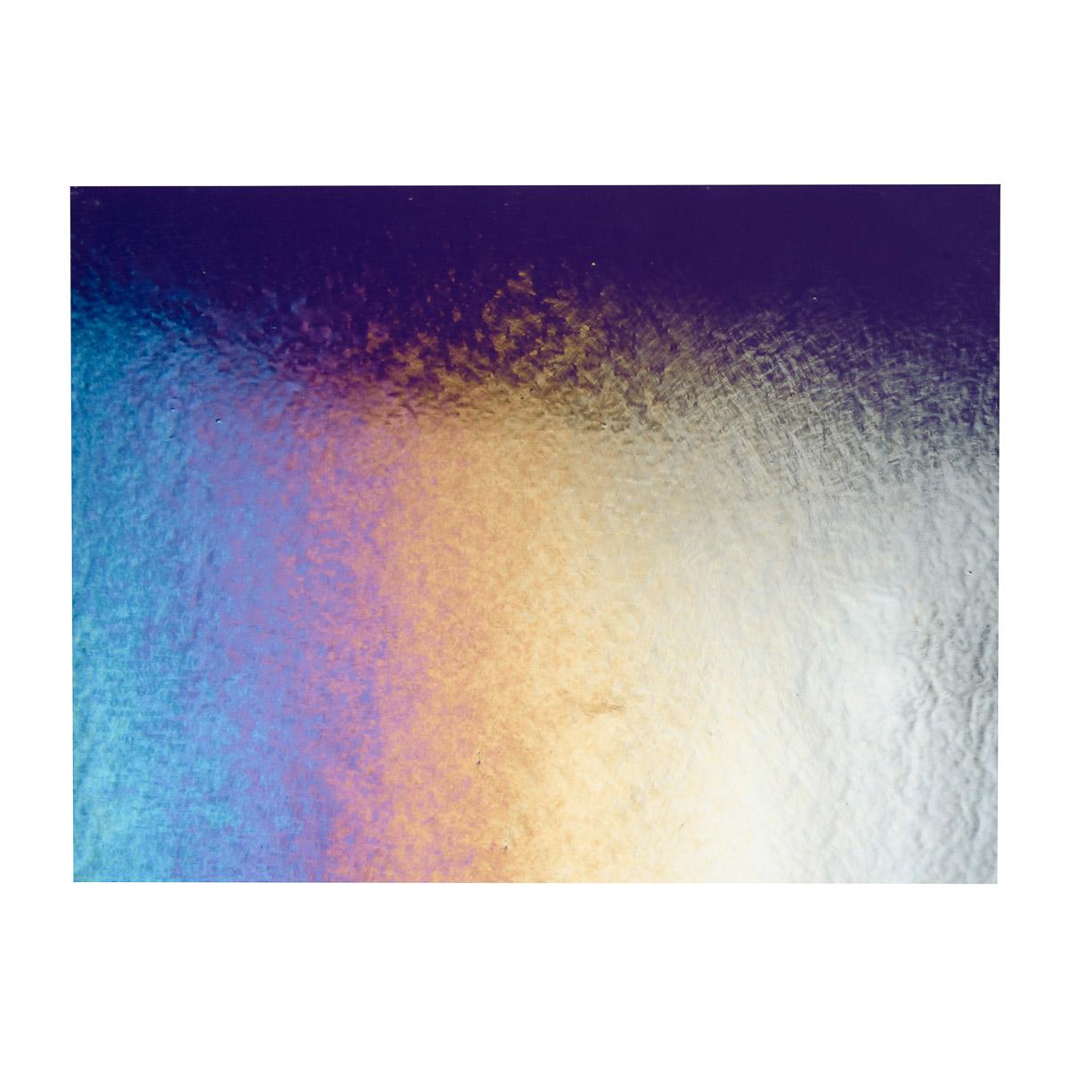 Deep Royal Purple Transparent, Thin-rolled, Iridescent, rainbow, 2 mm, Fusible