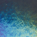 Charcoal Gray Transparent, Double-rolled, Iridescent, rainbow, 3 mm, Color Sample, 2x2 in.