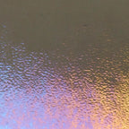 Charcoal Gray Transparent, Thin-rolled, Iridescent, rainbow, 2 mm, Fusible