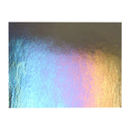 Charcoal Gray Transparent, Thin-rolled, Iridescent, rainbow, 2 mm, Fusible