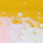 Dark Amber Transparent, Thin-rolled, Iridescent, rainbow, 2 mm, Color Sample, 2x2 in.