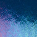 Aventurine Blue Transparent, Double-rolled, Iridescent, rainbow, 3 mm, Color Sample, 2x2 in.