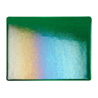 Kelly Green Transparent, Thin-rolled, Iridescent, rainbow, 2 mm, Fusible
