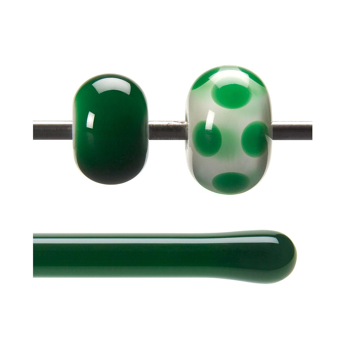 Kelly Green Transparent, Rod, 5 mm, Fusible