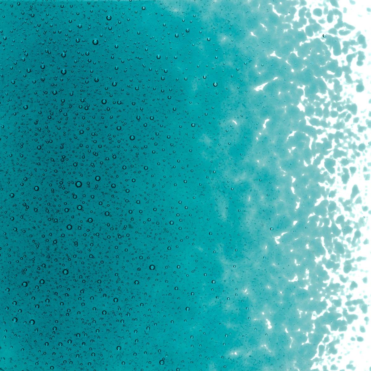 Peacock Blue Transparent, Fine Frit, Fusible