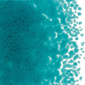 Peacock Blue Transparent, Medium Frit, Fusible
